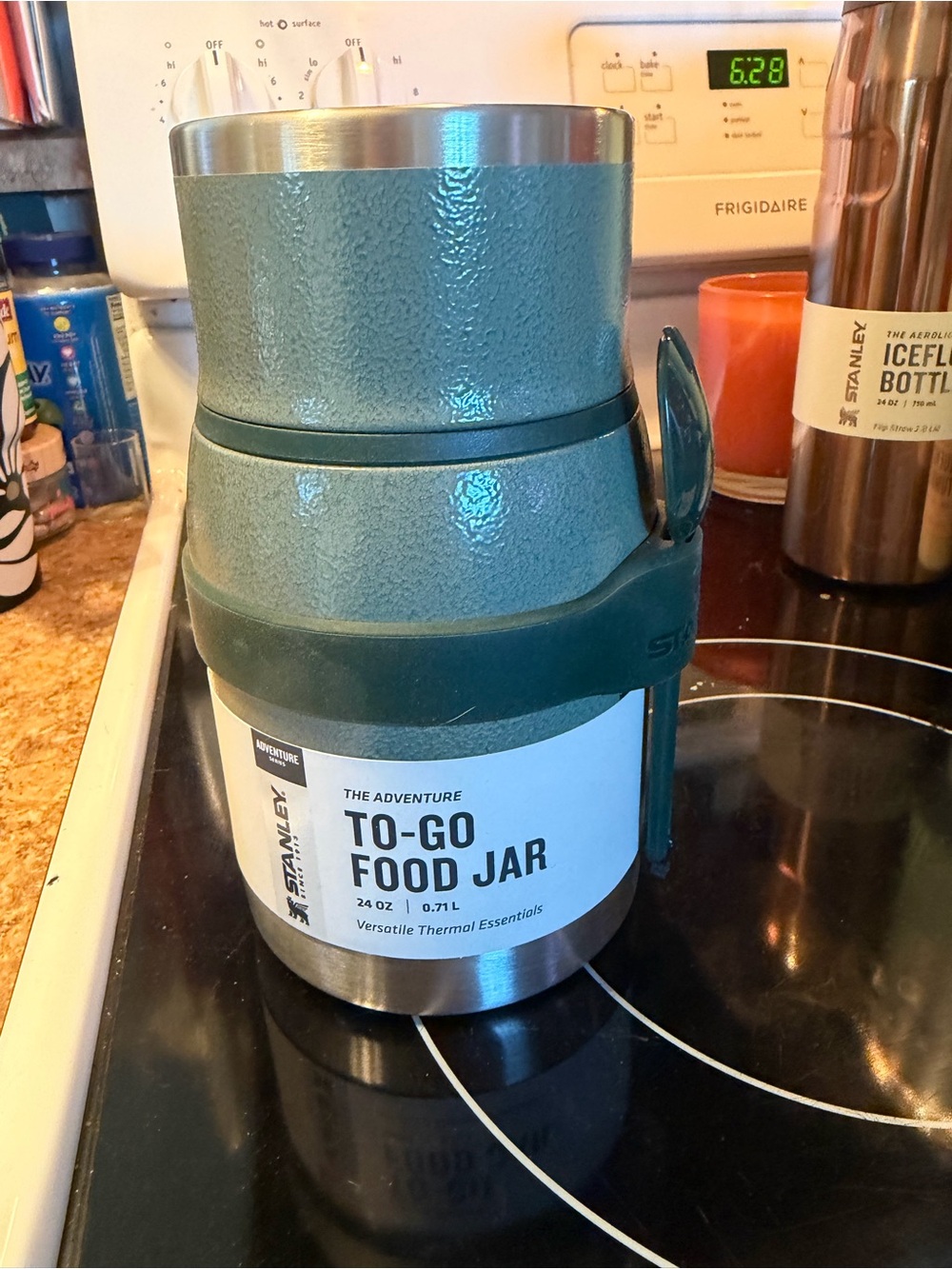 Stanley Teal Green To-Go Food Jar with Spoon